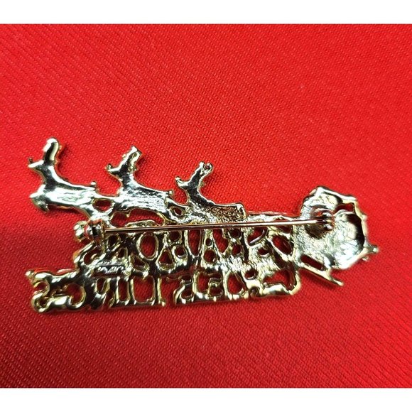 Seasons Greetings Pin/ Brooch - Picture 5 of 8